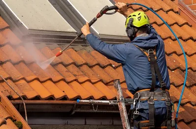 Démoussage et hydrofuge de toiture à Neufmoulins